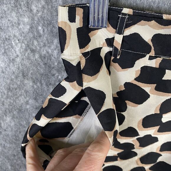 See by Chloe Mini Skirt Size US 4 Multicolor 100% Silk Leopard Animal Print - Picture 5 of 11